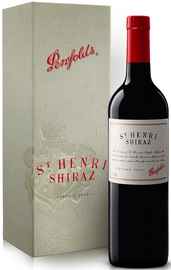Вино красное сухое «Penfolds St Henri Shiraz» 2016 г., в подарочной упаковке
