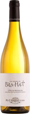 Вино белое сухое «M. Chapoutier Les Vignes de Bila-Haut Cotes du Roussillon» 2018 г.