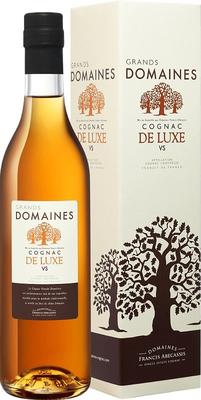 Коньяк французский «Grands Domaines de Luxe Cognac VS» в подарочной упаковке
