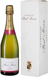 Шампанское розовое брют «Grand Rose Brut Grand Cru Bouzy Paul Bara» 2015 г., в подарочной упаковке
