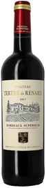 Вино красное сухое «Chateau Tertre du Renard Bordeaux Superieur» 2017 г.