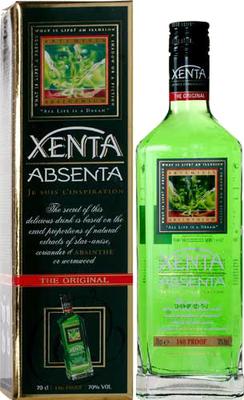 Абсент «Xenta» в подарочной упаковке