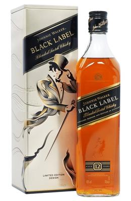 Виски шотландский «Johnnie Walker Black Label, 1 л» в металлической подарочной упаковке Limited Edition Design