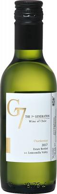 Вино белое сухое «G7 Chardonnay Loncomilla Valley Vina del Pedregal, 0.187 л» 2020 г.