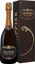 Вино игристое белое брют «Grande Sendree Drappier Brut Champagne» 2010 г., в подарочной упаковке