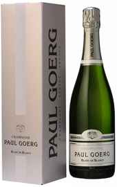 Вино игристое белое брют «Paul Goerg Brut Blanc de Blancs Premier Cru» в подарочной упаковке