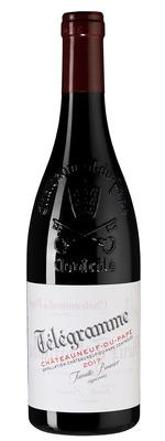 Вино красное сухое «Chateauneuf-du-Pape Telegramme Vignobles Brunier» 2018 г.