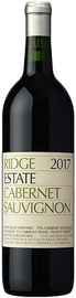 Вино красное сухое «Cabernet Sauvignon Estate Ridge Vineyards» 2017 г.