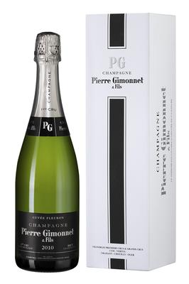 Шампанское белое экстра брют «Champagne Pierre Gimonnet & Fils Fleuron 1er Cru» 2014 г., в подарочной упаковке