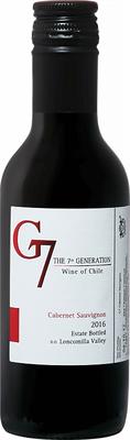 Вино красное сухое «G7 Cabernet Sauvignon Loncomilla Valley Vina del Pedregal, 0.187 л» 2020 г.