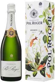 Шампанское белое брют «Pol Roger Brut Reserve» в подарочной упаковке Пентлэнд