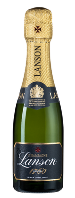 Шампанское белое брют «Lanson Black Label Brut, 0.2 л» 2015 г.