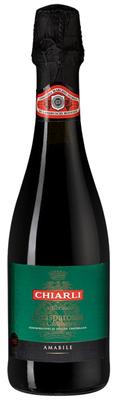 Вино игристое красное полусладкое «Lambrusco Grasparossa di Castelvetro, 0.375 л»