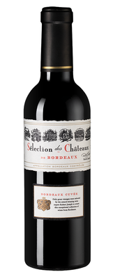 Вино красное сухое «Selection des Chateaux de Bordeaux Rouge, 0.375 л» 2016 г.