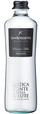 Вода газированная «San Benedetto, 0.33 л» в стеклянной бутылке