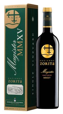 Вино красное сухое «Marques de la Concordia Hacienda Zorita Magister Castilla y Leon» 2016 г., в подарочной упаковке