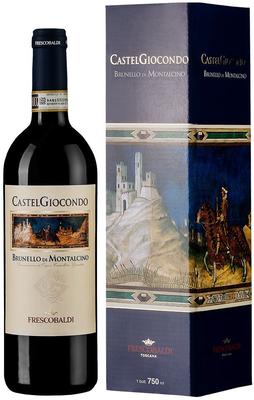 Вино красное сухое «Castelgiocondo Brunello di Montalcino, 0.75 л» 2015 г., в подарочной упаковке