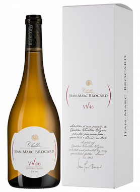 Вино белое сухое «Jean-Marc Brocard Chablis V V 1946» 2018 г., в подарочной упаковке
