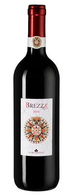 Вино красное полусухое «Brezza Rosso Lungarotti» 2019 г.
