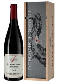 Вино красное сухое «Domaine Jean Grivot Richebourg Grand Cru» 2014 г., в деревянной подарочной упаковке