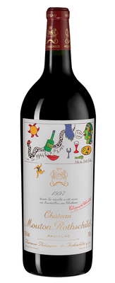 Вино красное сухое «Chateau Mouton Rothschild Pauillac, 1.5 л» 1997 г.
