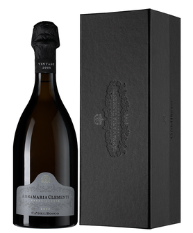 Вино игристое белое экстра брют «Cuvee Annamaria Clementi Franciacorta» 2001 г., в подарочной упаковке