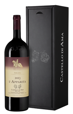 Вино красное сухое «Merlot l Apparita, 1.5 л» 2013 г., в подарочной упаковке