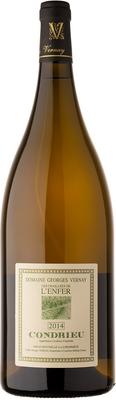 Вино белое сухое «Condrieu Les Chaillees de l'Enfer, 1.5 л» 2014 г.