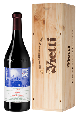 Вино красное сухое «Barolo Riserva Villero Vietti» 2010 г., в деревянной подарочной упаковке