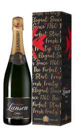 Шампанское белое брют «Lanson Black Label» в подарочной упаковке