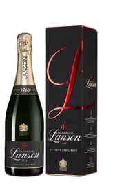 Шампанское белое брют «Lanson Black Label Brut» 2015 г., в подарочной упаковке