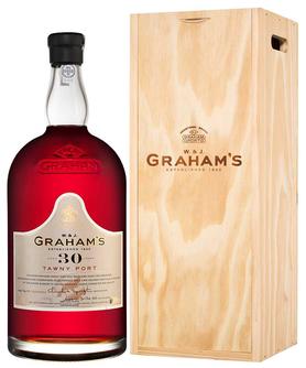Портвейн сладкий «Graham s 30 Year Old Tawny Port» в деревянной подарочной упаковке