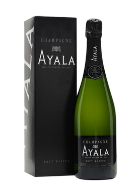 Шампанское белое брют «Ayala Brut Majeur» в подарочной упаковке
