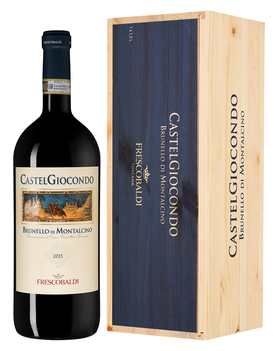 Вино красное сухое «Castelgiocondo Brunello di Montalcino, 1.5 л» 2015 г., в подарочной упаковке