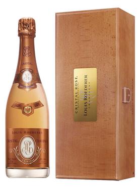 Шампанское розовое брют «Louis Roederer Cristal Rose, 3 л» 2009 г. в подарочной упаковке