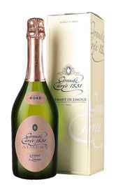 Вино игристое розовое брют «Grande Cuvee 1531 de Aimery Cremant de Limoux Rose» 2018 г. в подарочной упаковке