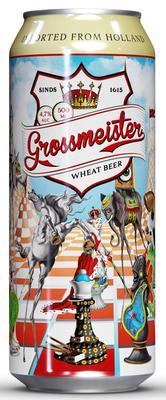 Пиво «Grossmeistеr Wheat Beer» в жестяной банке