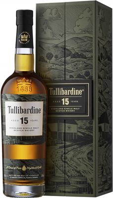 Виски шотландский «Tullibardine 15 Years Old» в подарочной упаковке