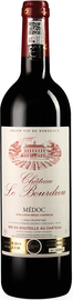 Вино красное сухое «Chateau le Bourdieu Cru Bourgeois Medoc» 2015 г.