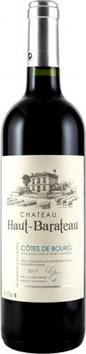 Вино красное сухое «Chateau Haut-Barateau» 2017 г.