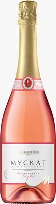 Вино игристое розовое полусладкое «Цимлянское Мускат Гамбурский Долина Дона»