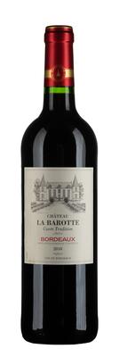 Вино красное сухое «Chateau La Barotte Cuvee Tradition» 2018 г.