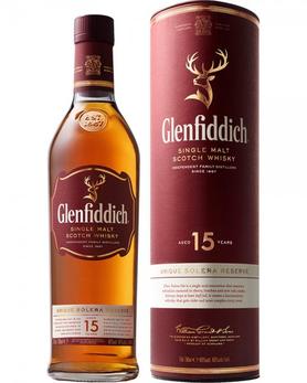 Виски шотландский «Glenfiddich Solera Reserve 15 Years Old, 0.75 л» в тубе