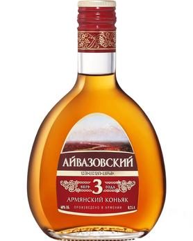 Коньяк армянский «Aivazovsky Armenian Brandy 3 Y.O., 0.05 л»