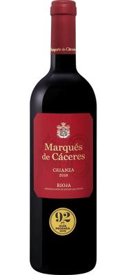 Вино красное сухое «Crianza Rioja Marques De Caceres, 0.75 л» 2017 г.