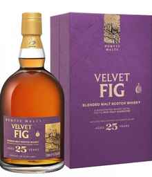 Виски шотландский «Velvet Fig 25 Y.O. Blended Malt Scotch Whisky Wemyss Malts» в подарочной упаковке