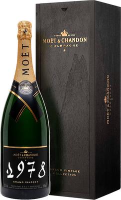 Шампанское белое брют «Moet & Chandon Grand Vintage 1978» в подарочной упаковке