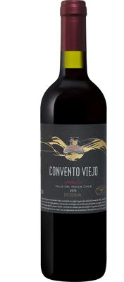 Вино красное сухое «Convento Viejo Merlot Maule J. Bouchon» 2019 г.