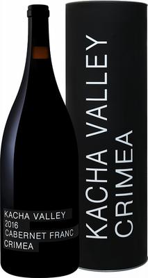 Вино красное сухое «Kacha Valley Cabernet Franc Crimea Satera» 2016 г., в тубе