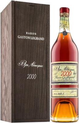 Арманьяк «Baron G. Legrand 2000 Bas Armagnac» в деревянной подарочной упаковке